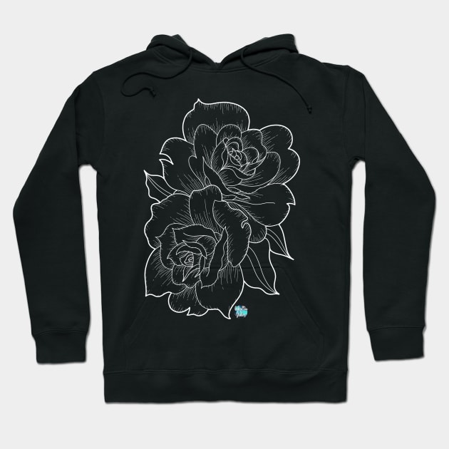 Roses Hoodie by ColorMix Studios